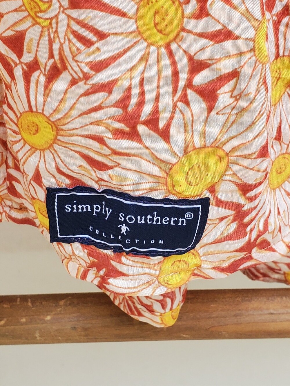 NEW! Simply Southern Long-Sleeve Floral Blouse Size XL - Picture 4 of 6